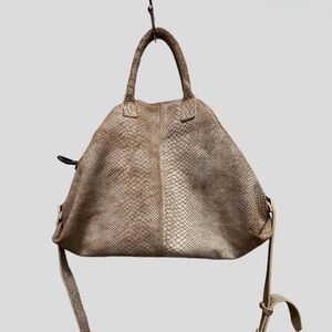 Liebeskind Large Snaeskin Print Tote Excellent Condition